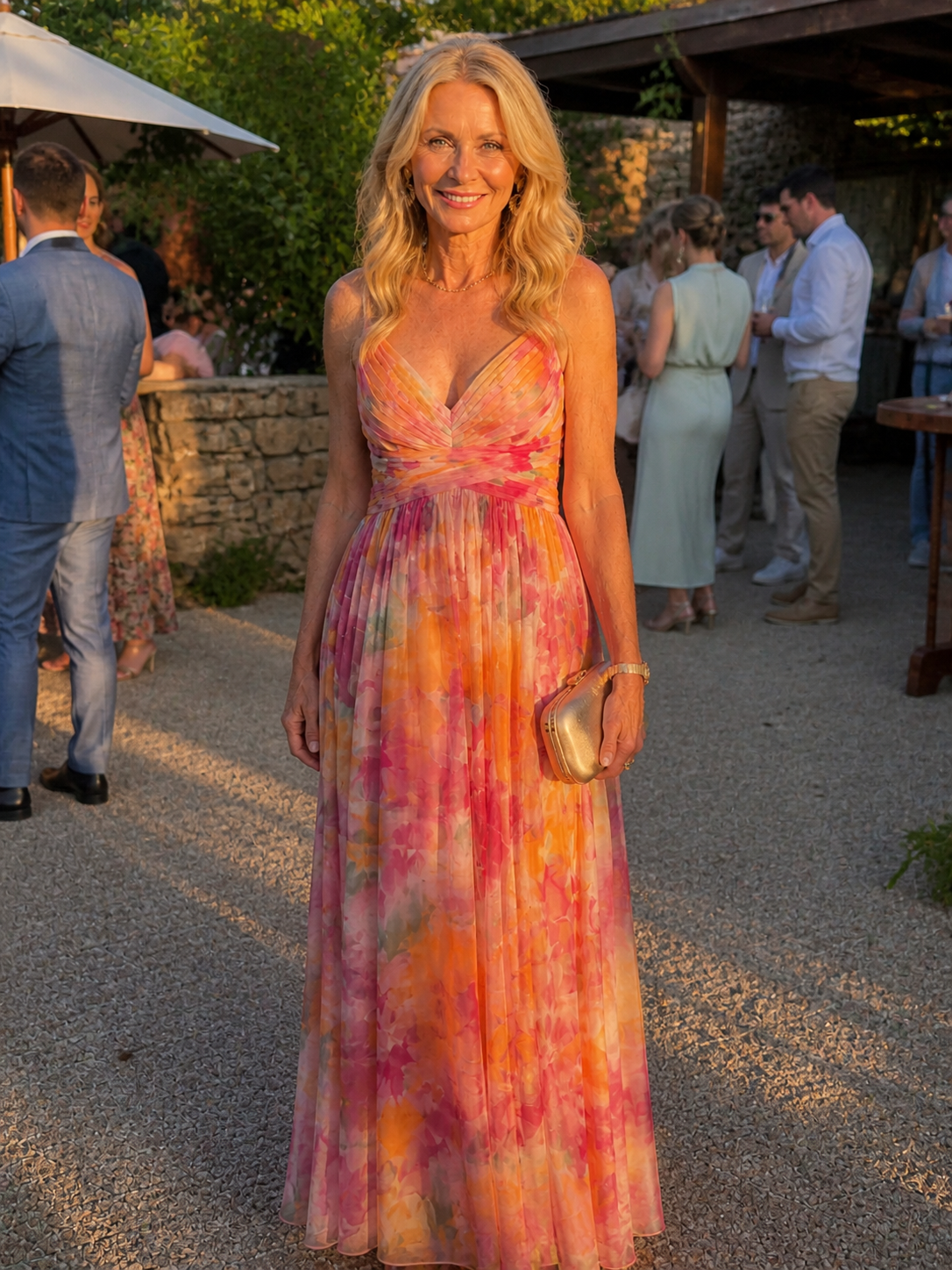 Maya | Sleeveless Wrap Maxi Dress