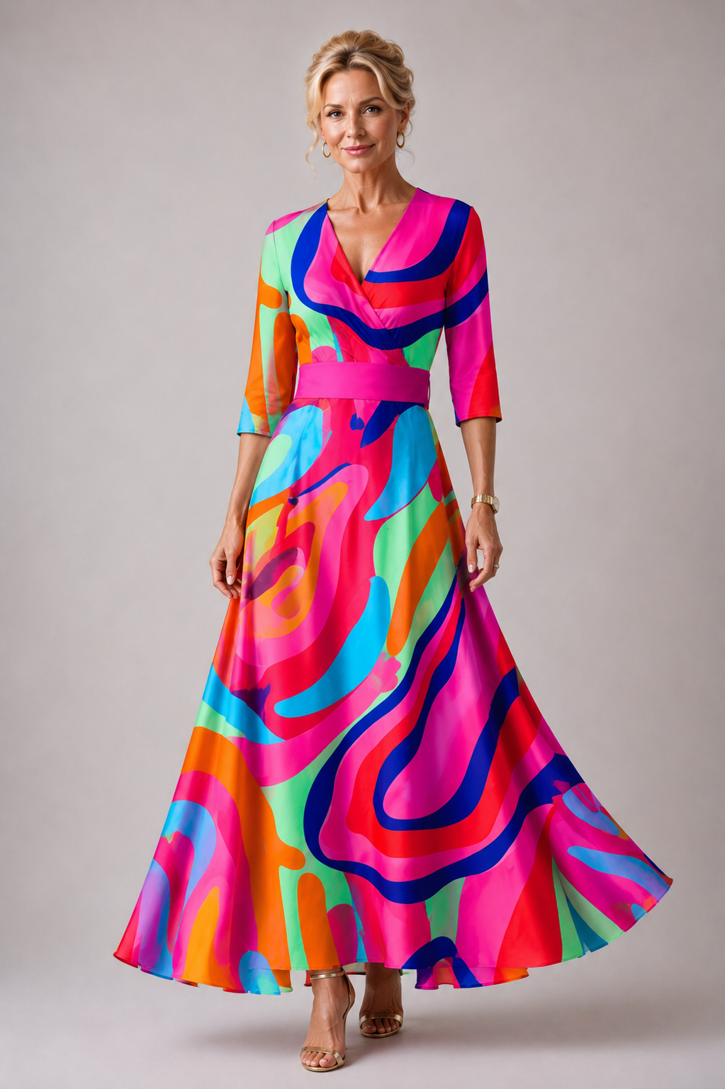 Simone | Relaxed V-Neck Dress