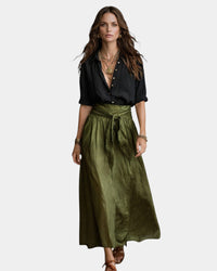 Dione | Midi skirt + complimentary black shirt