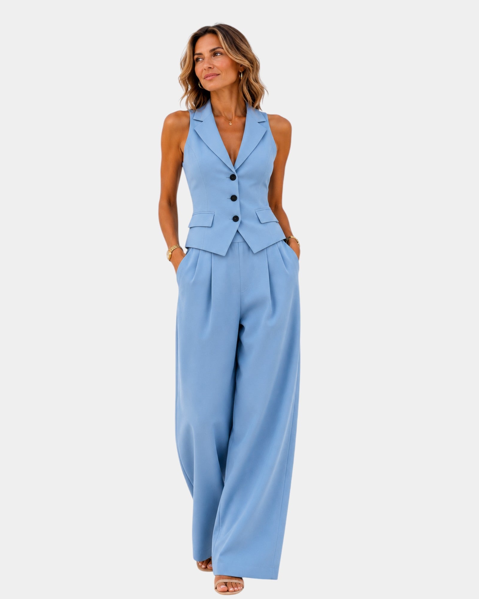 Clarine | Pant and Vest Set