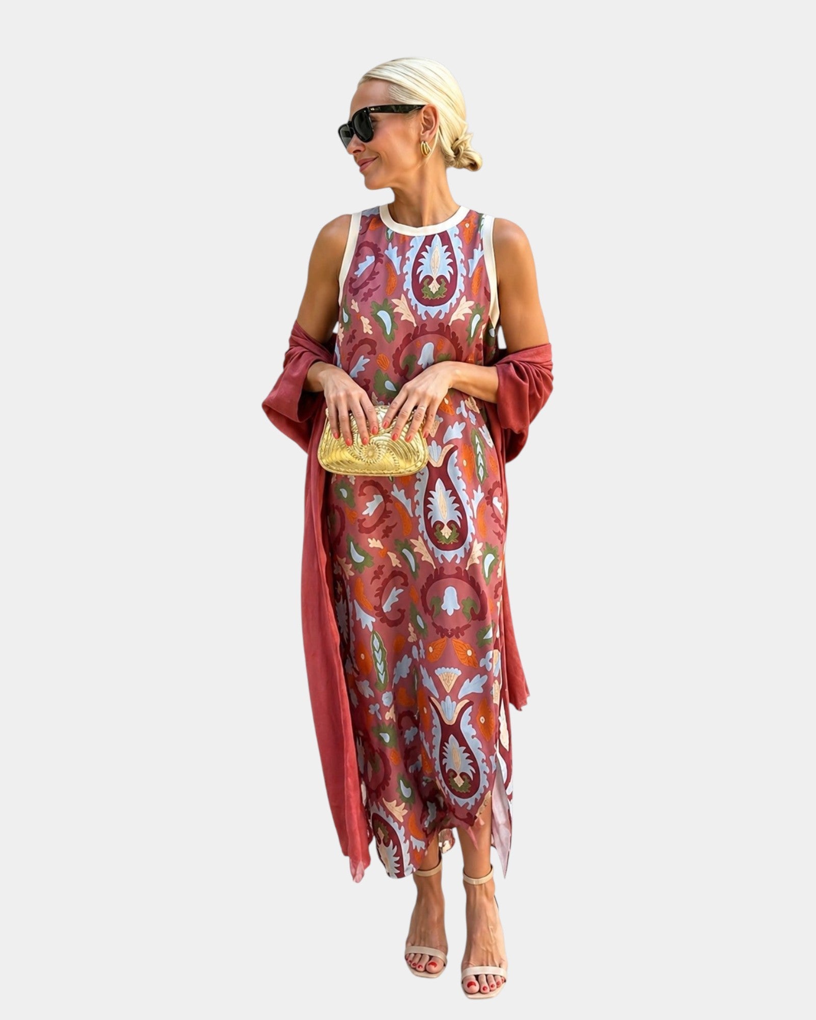 Lynette | Set with Dress and Light Vest