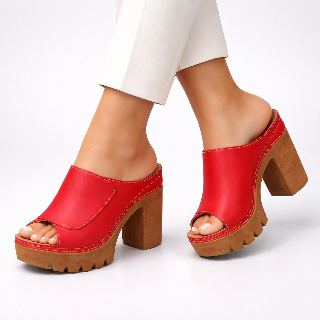 Platform Heeled Sandals