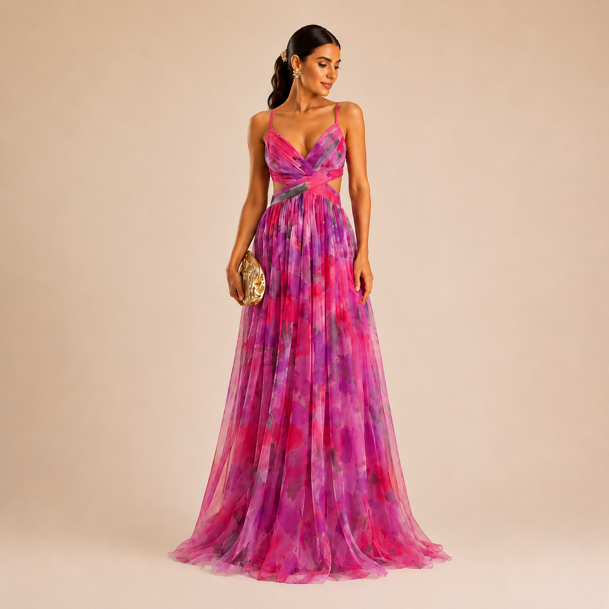 Maxi | Floral Elegance Dress