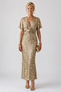 Marisol | Twist-Waist Midi Dress
