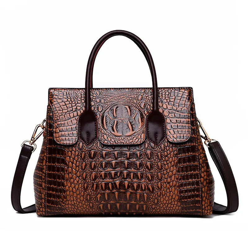 Luxury Crocodile Designer Handbag