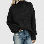 Cable-Knit Pullover Sweater