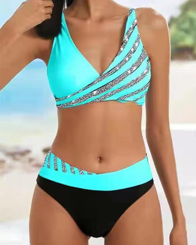 Harper | Printed Bikini in Warm Tones