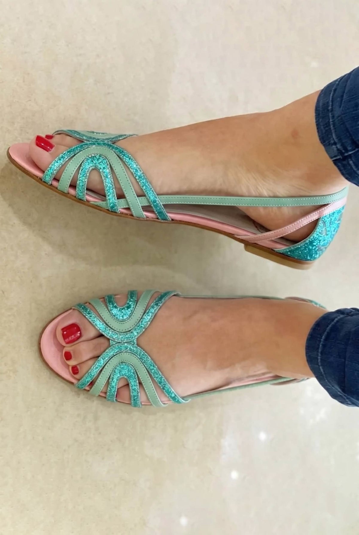 Eleonora | Summer Golden Sandals