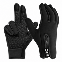 Winter Gloves with Three Layer Insulation and Silicone Grip