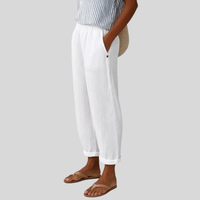 Olivia | Elastic-Waist Wide-Leg Pants