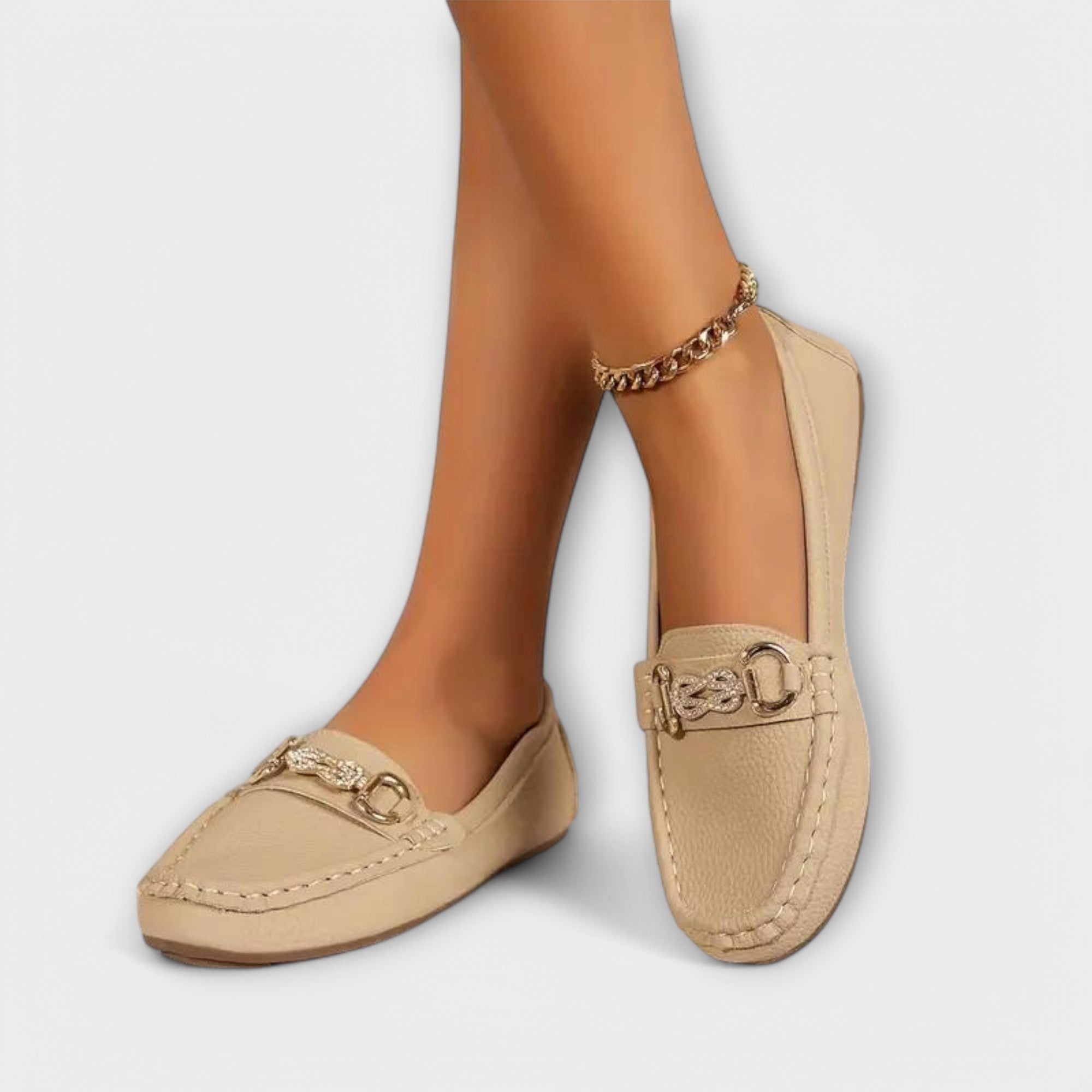 Leather Slip-On Loafers