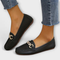 Leather Slip-On Loafers