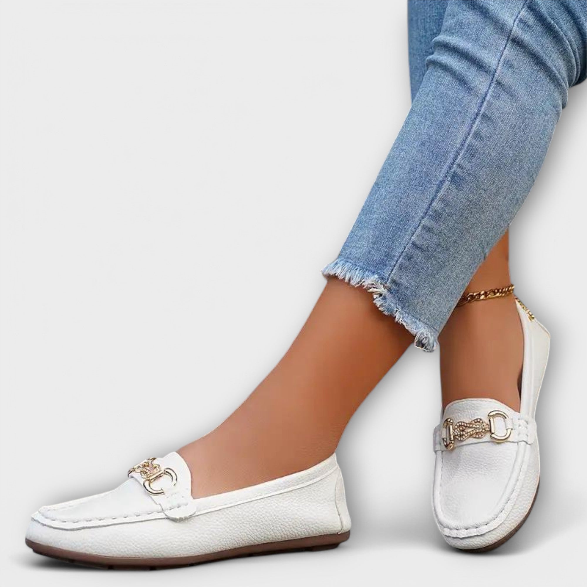 Leather Slip-On Loafers