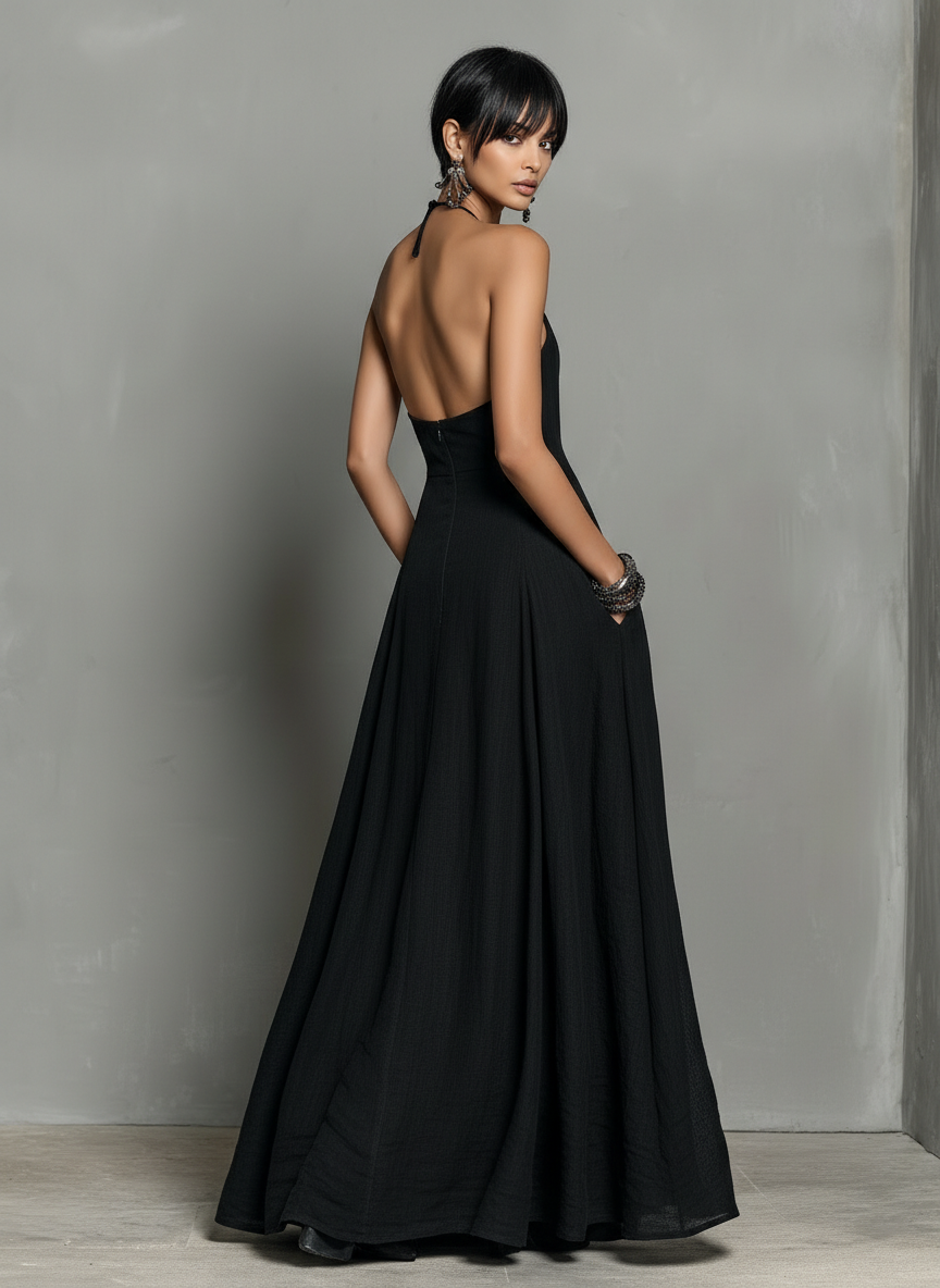 Harper | Linen Blend Maxi Dress