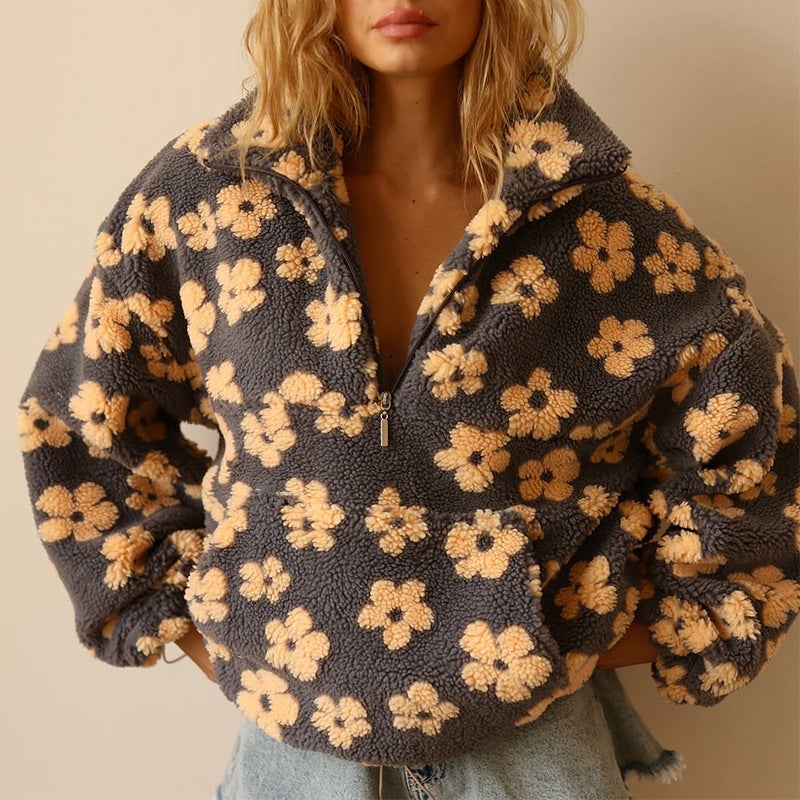 Maya | Relaxed-Fit Quarter-Zip Sweater