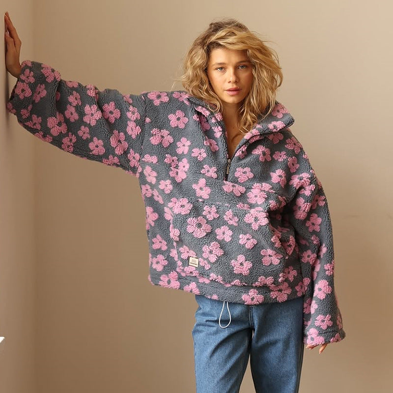 Maya | Relaxed-Fit Quarter-Zip Sweater