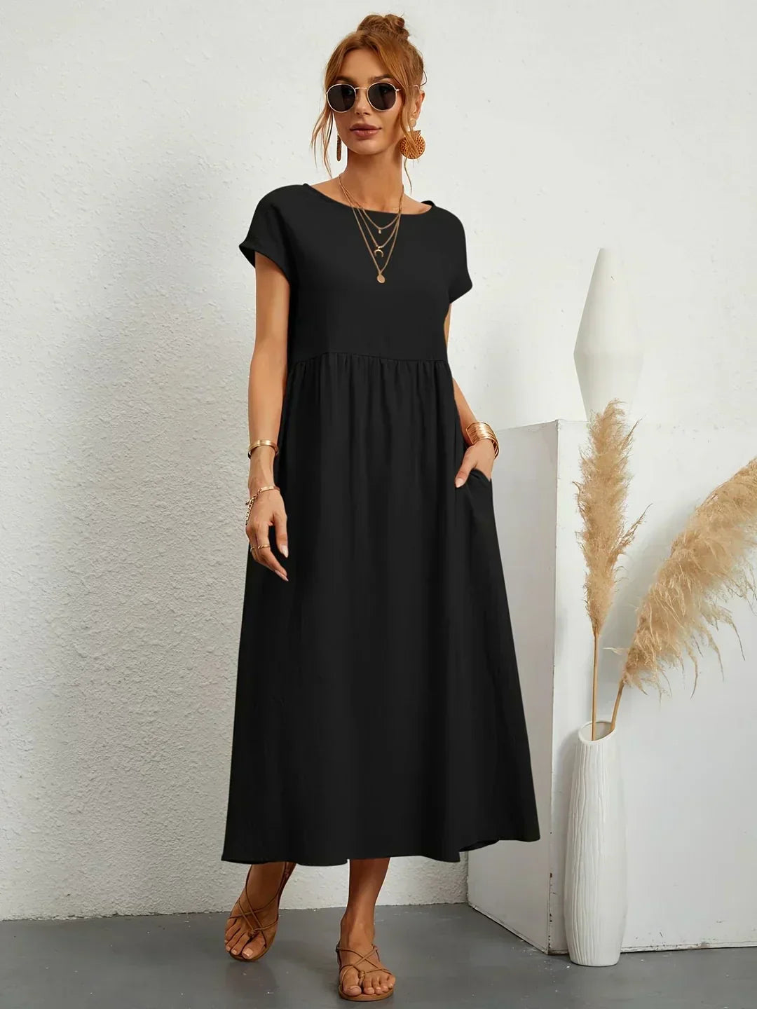 Gabrielle | Timeless Elegant Midi Dress