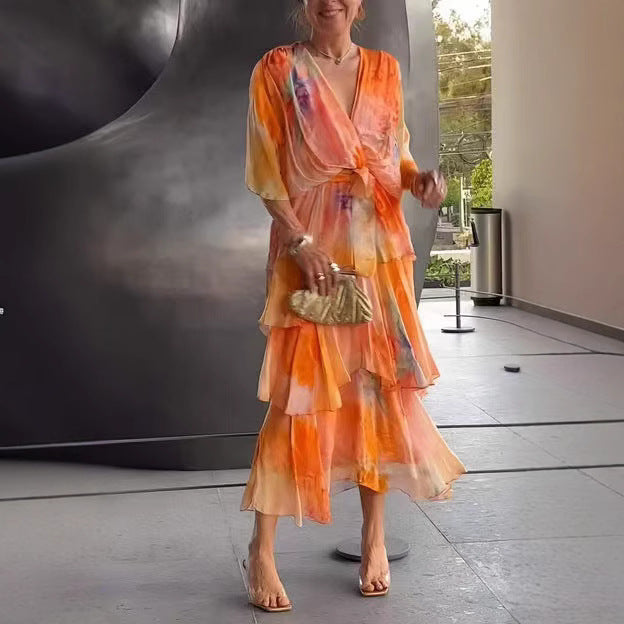 Naomi | Layered Floral Sundress