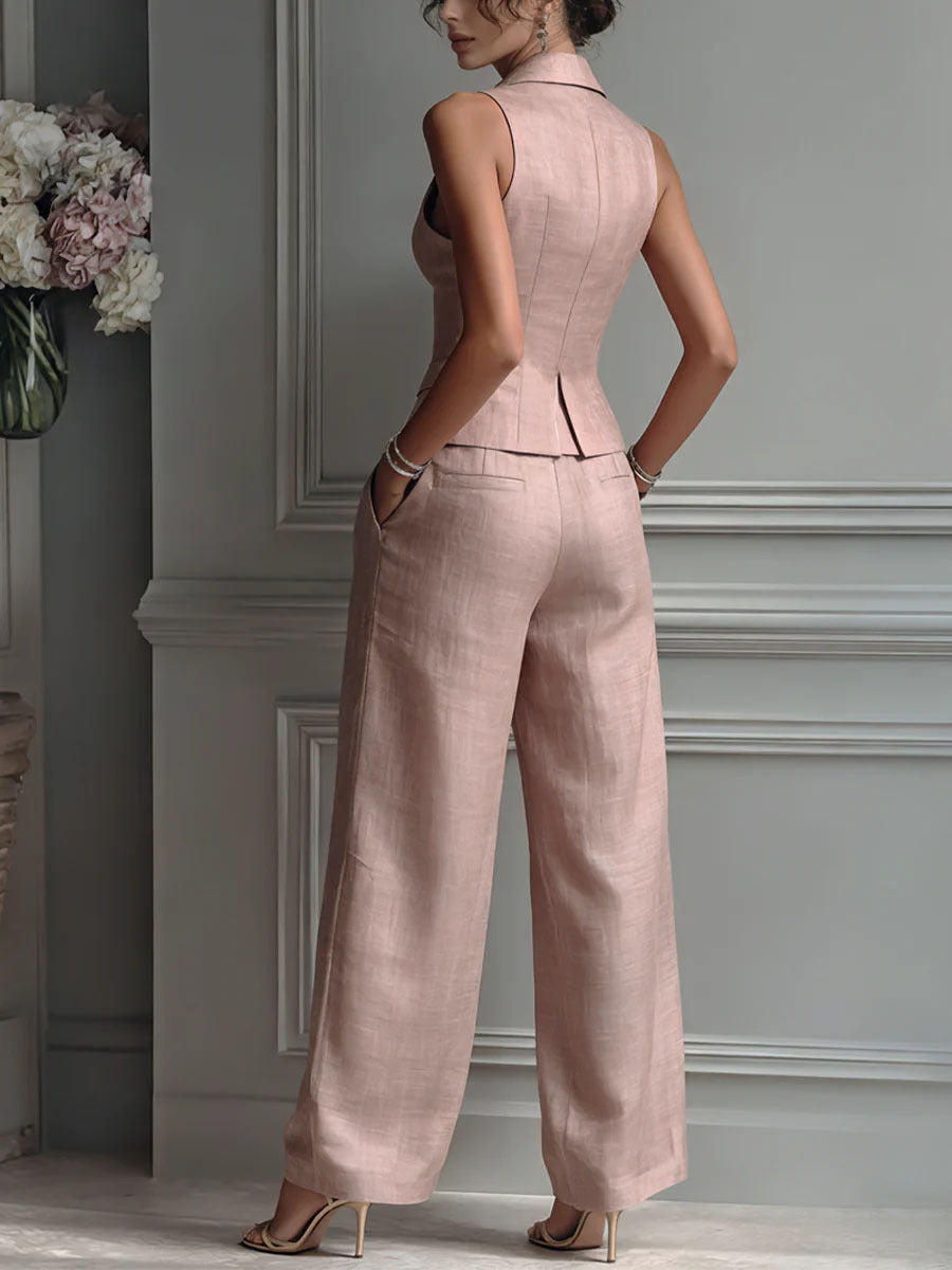 M&H | Button-Front Two-Piece Set