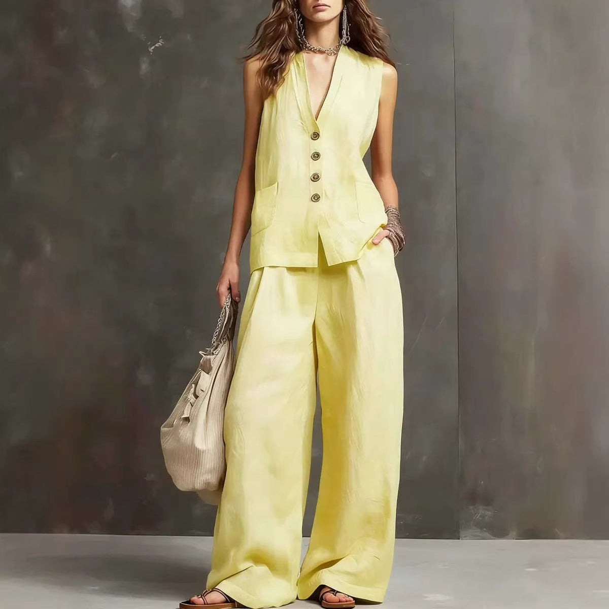 M&H | Two-Piece Set, Airy Minimalist Silhouette