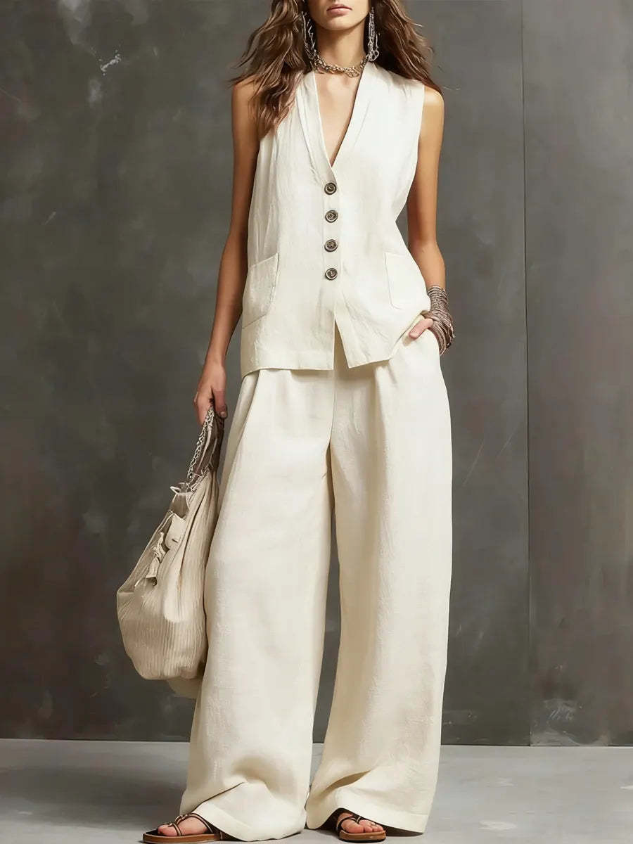 M&H | Two-Piece Set, Airy Minimalist Silhouette