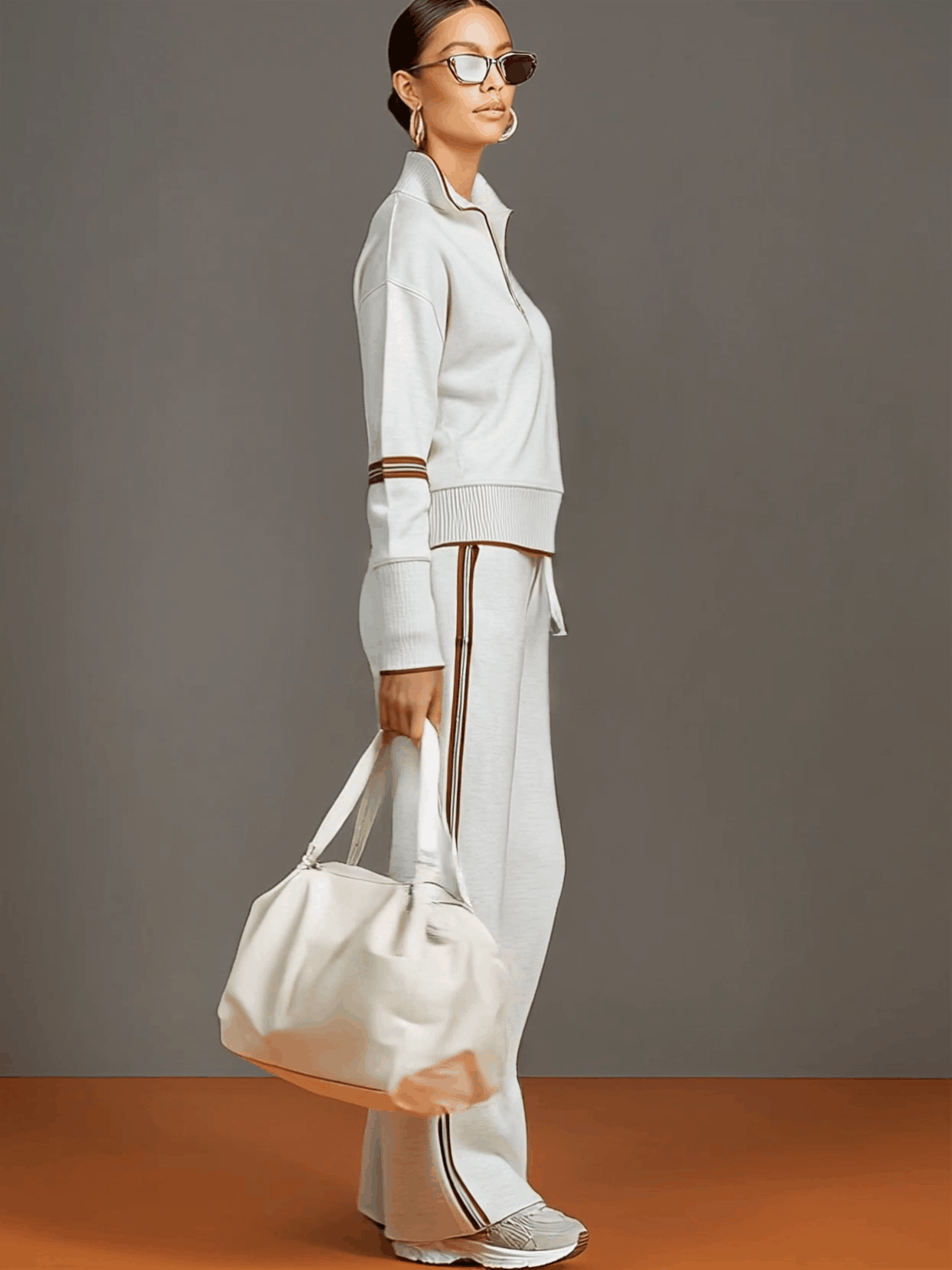 M&H | Two-Piece Set with Wide-Leg Pants
