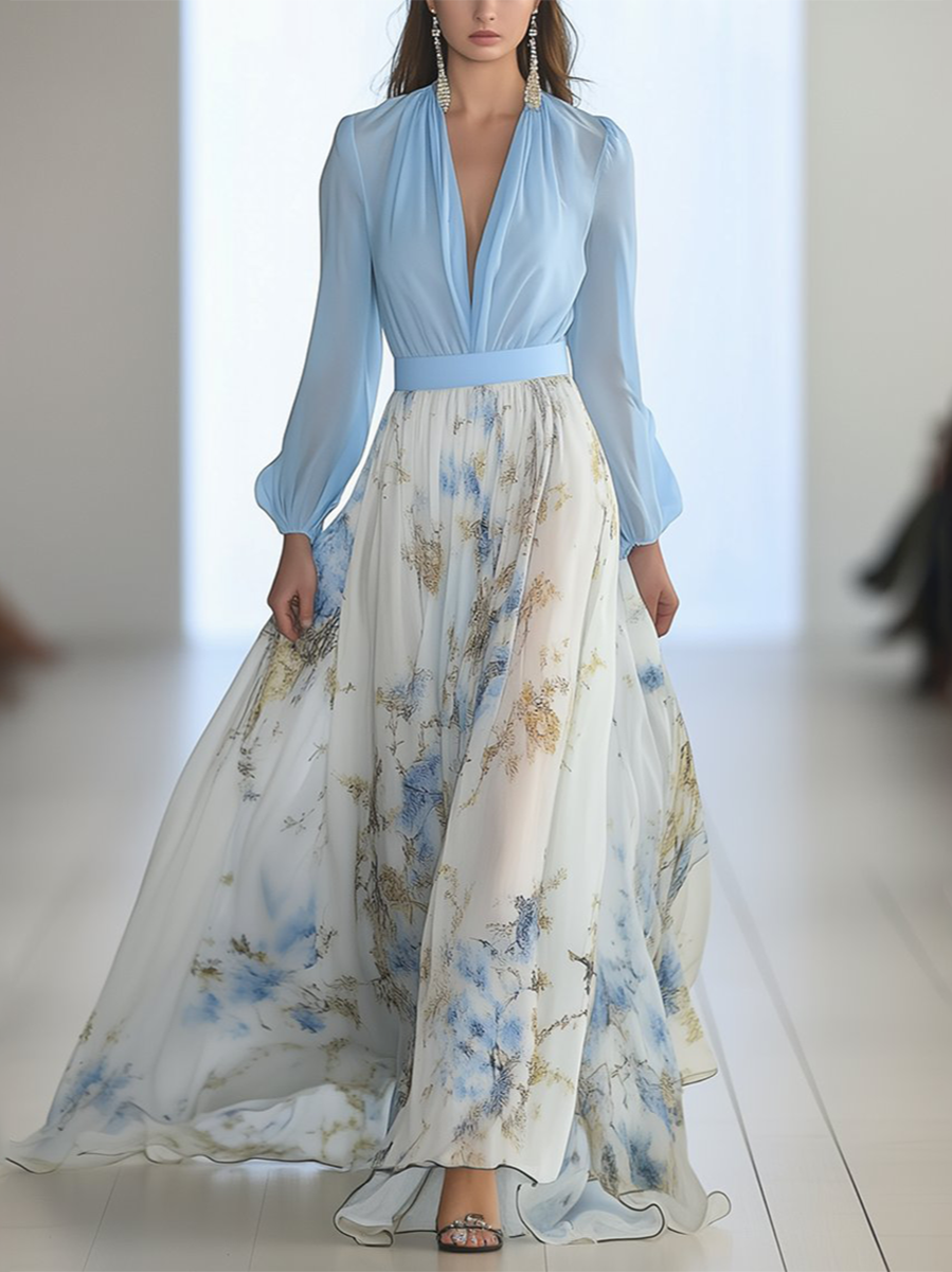 Eloise | Floral Print Maxi Dress