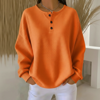 Marisol | Waffle Knit Sweatshirt