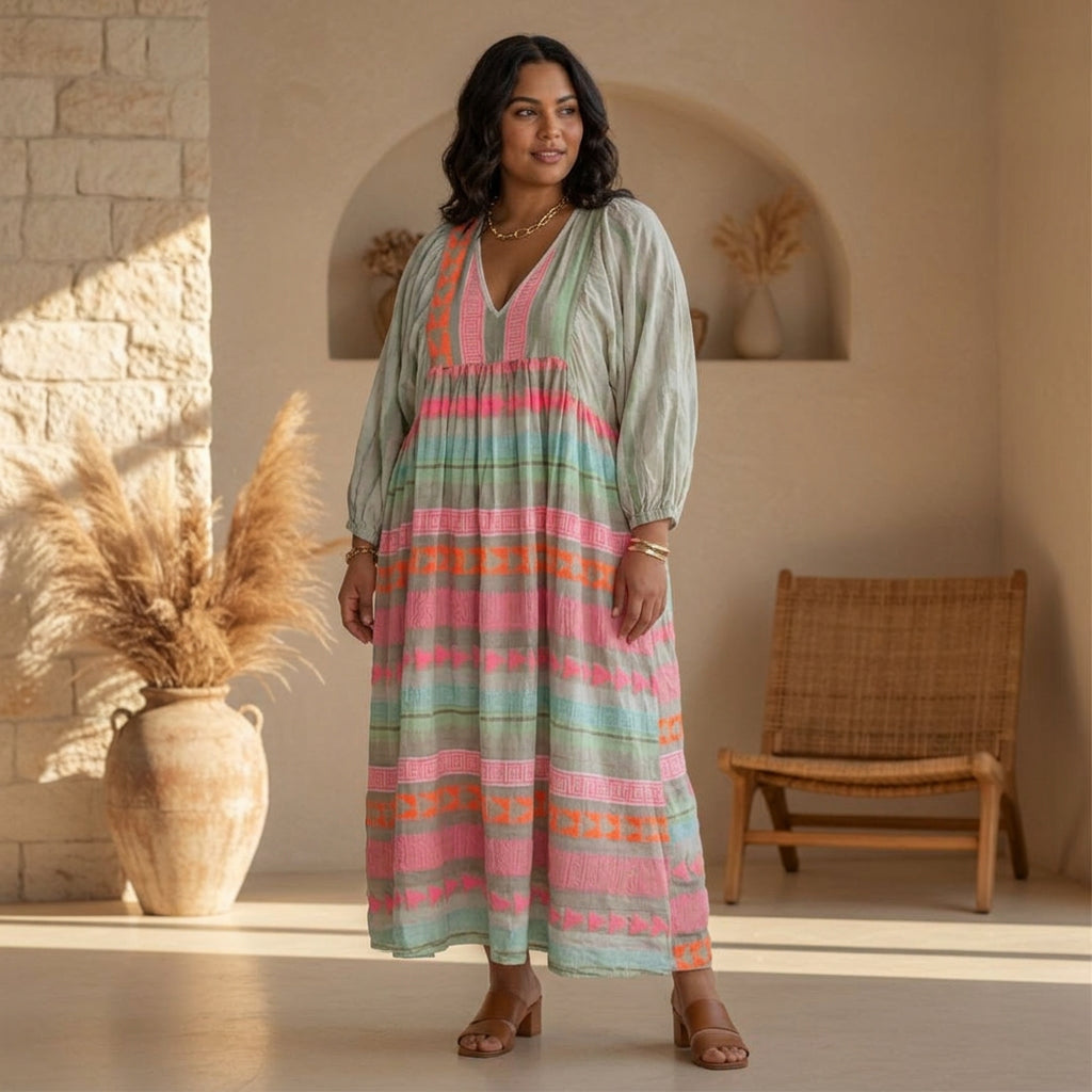 Harper | Boho Dress, Billowy Sleeves