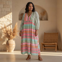 Harper | Boho Dress, Billowy Sleeves