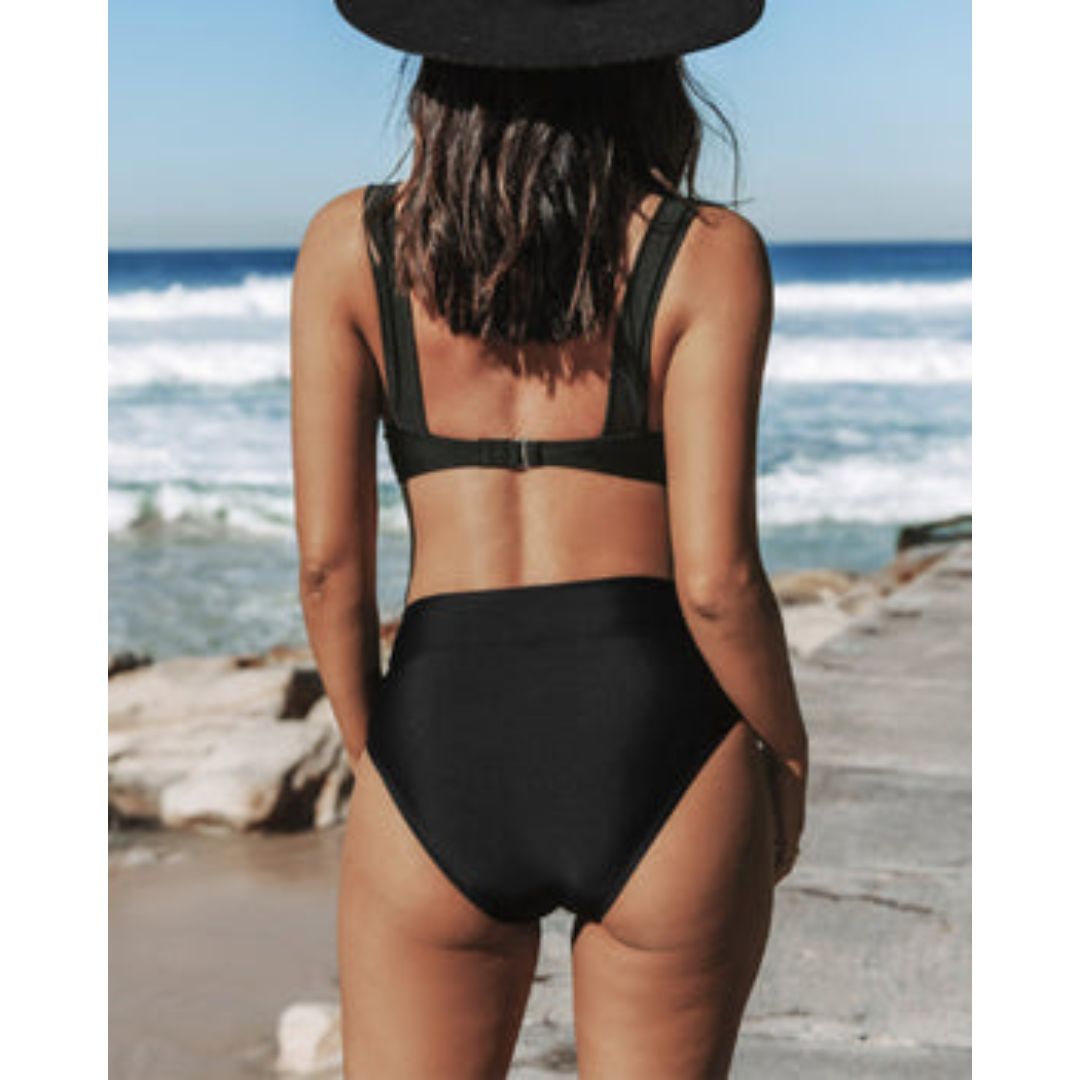 Olivia | High Waist Swimsuit
