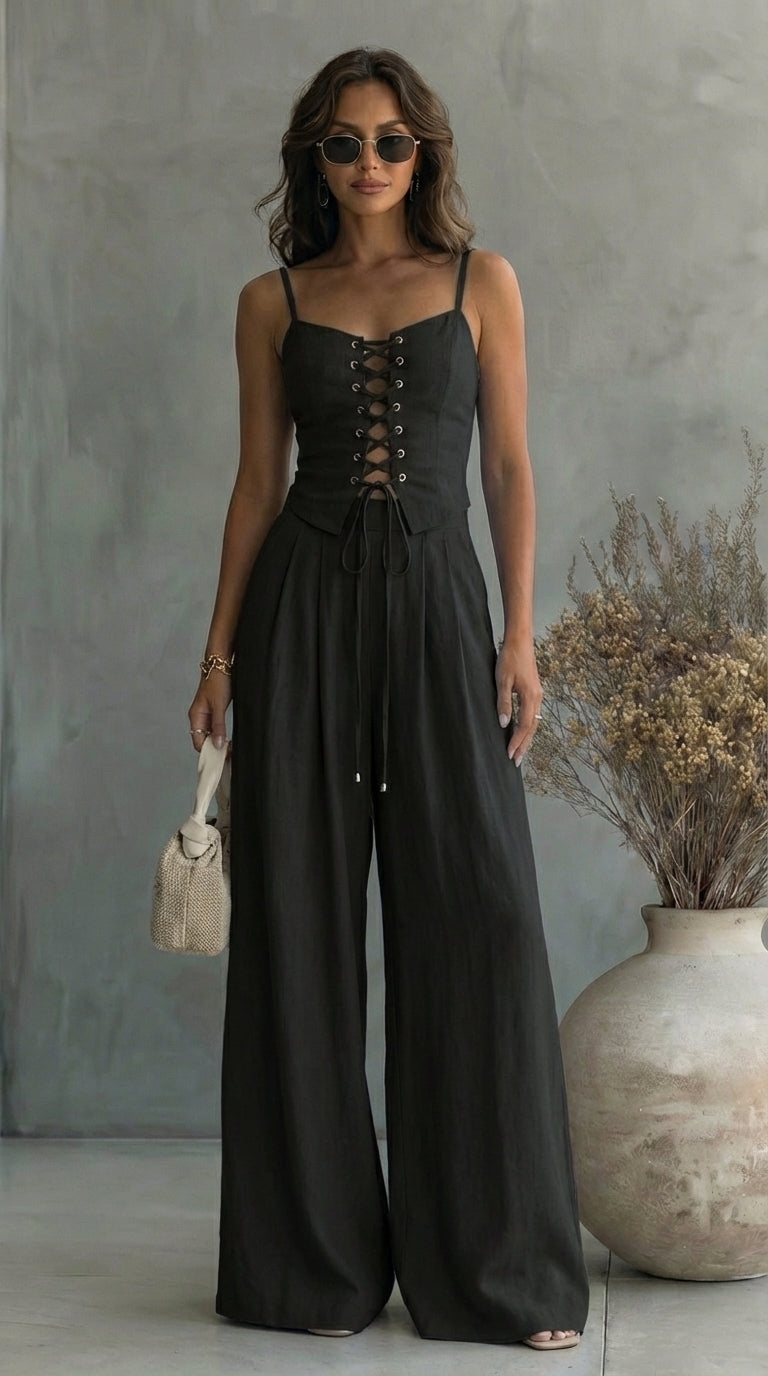 Evelyn | Structured Minimalist Two-Piece Set