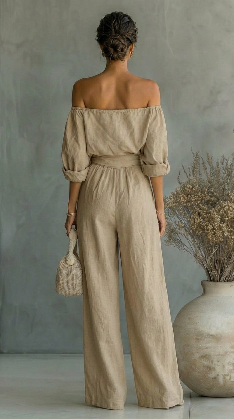 Sabrina | Two-Piece Set, Linen-Effect