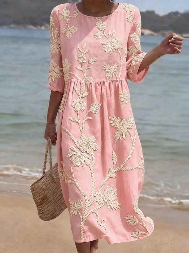 Azzurra | Vintage Embroidered Dress