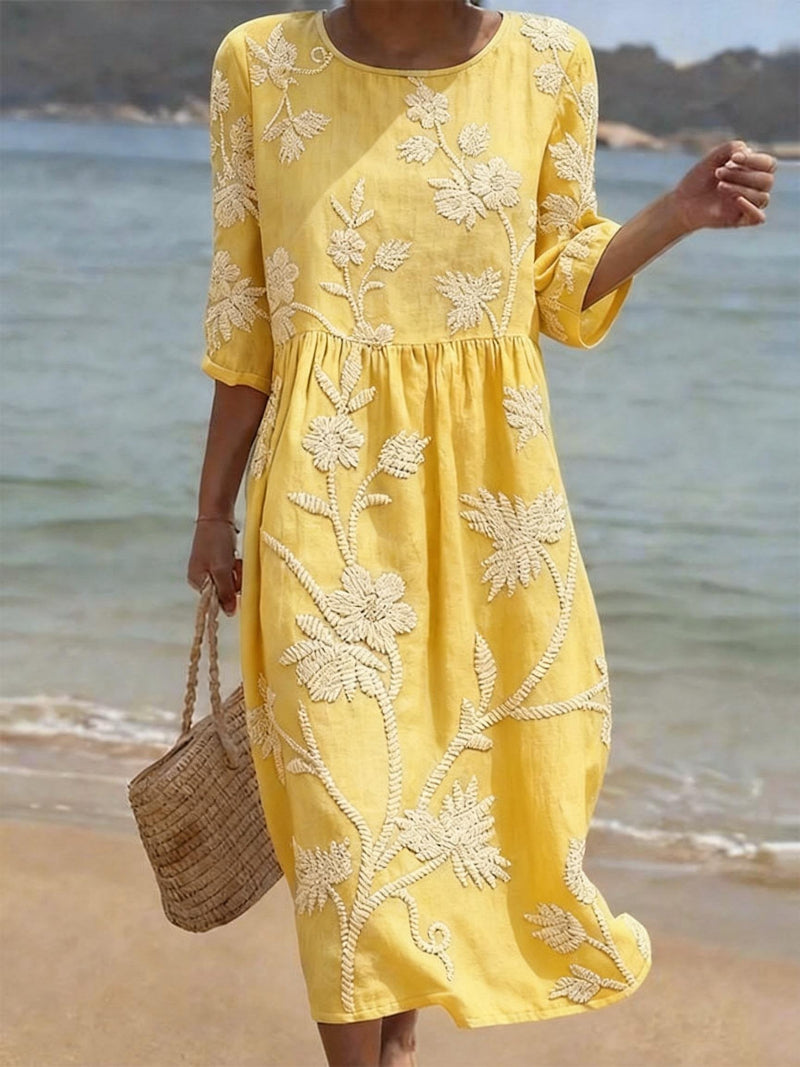 Azzurra | Vintage Embroidered Dress