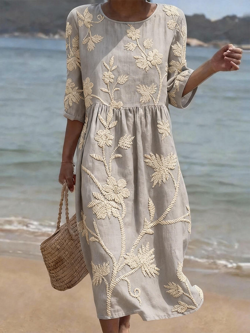 Azzurra | Vintage Embroidered Dress