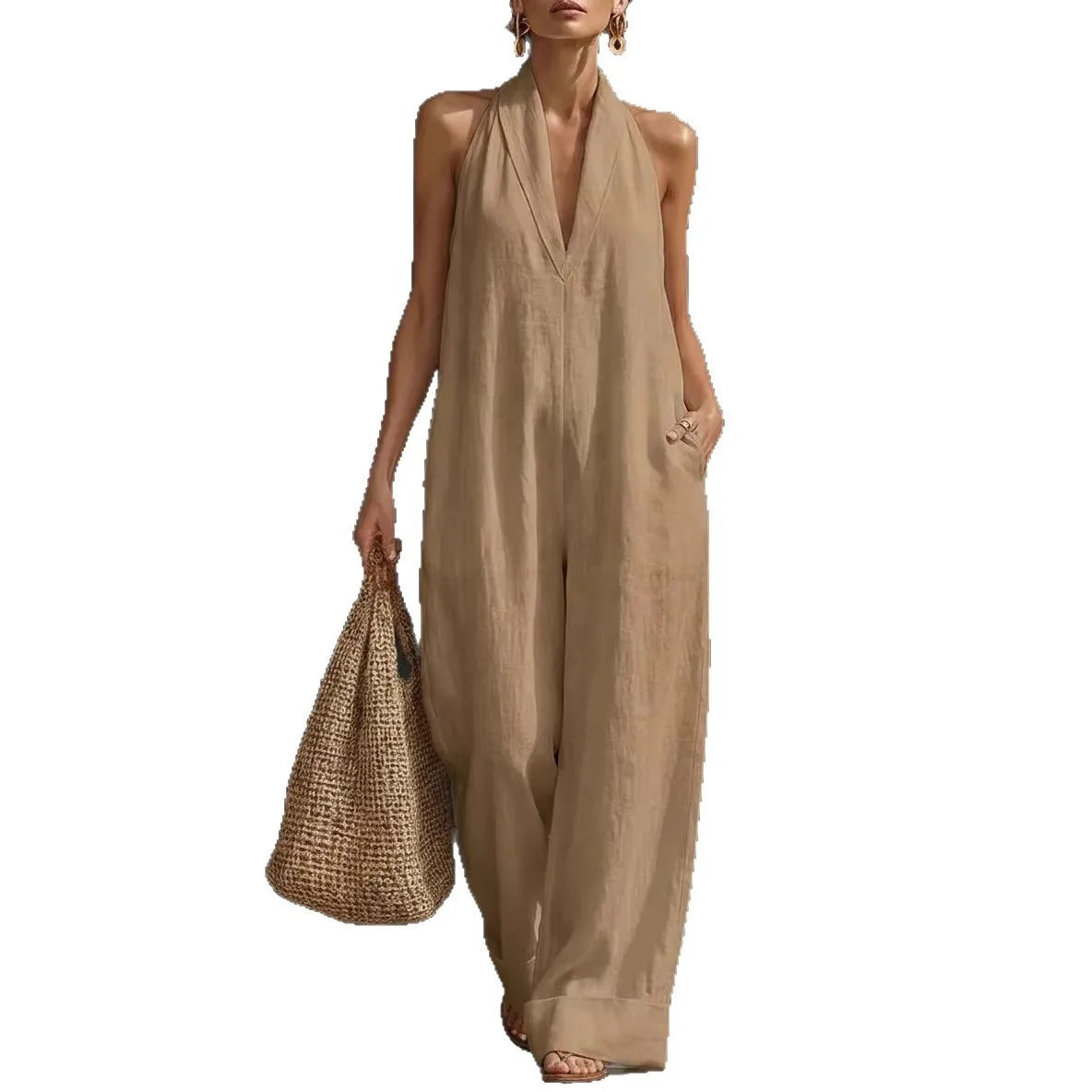 Marisol | Summer Cross-Neck Jumpsuit
