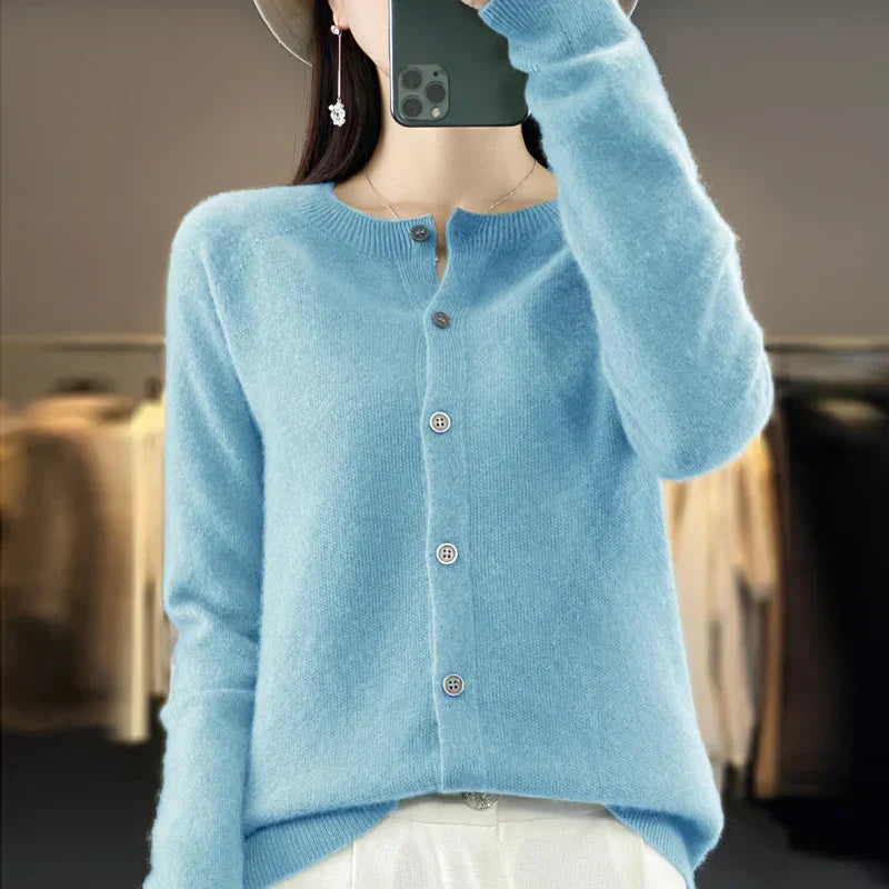 Madison | Knit Button-Front Cardigan