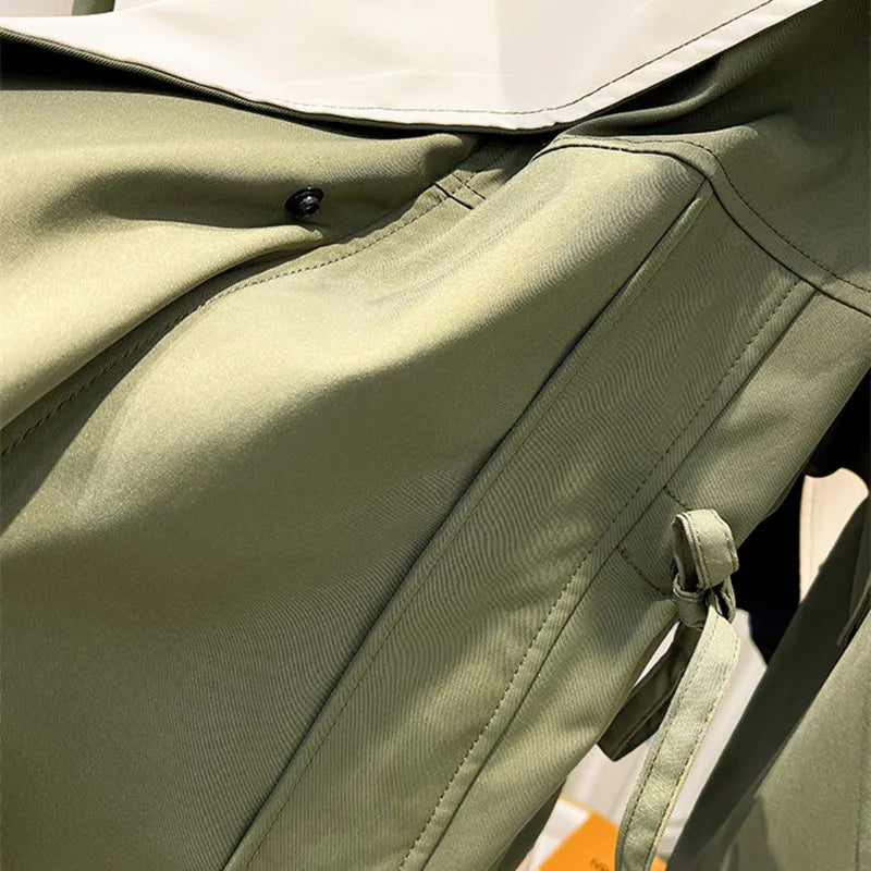 Water-Repellent Double-Layer Windbreaker Jacket