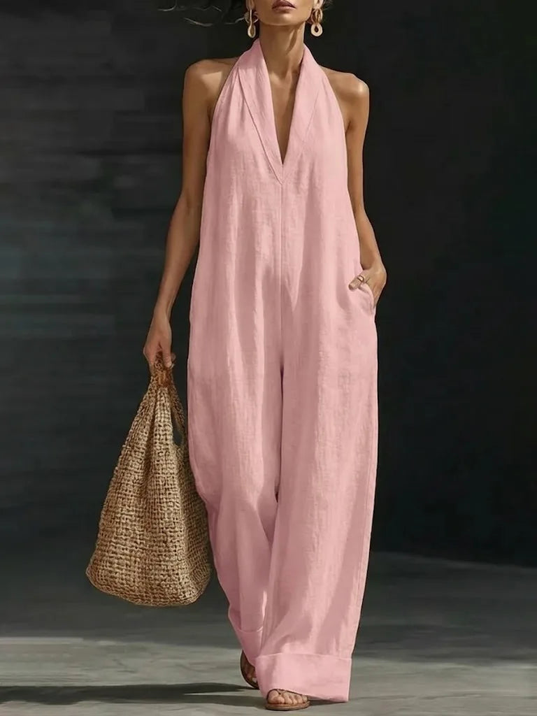 Marisol | Summer Cross-Neck Jumpsuit
