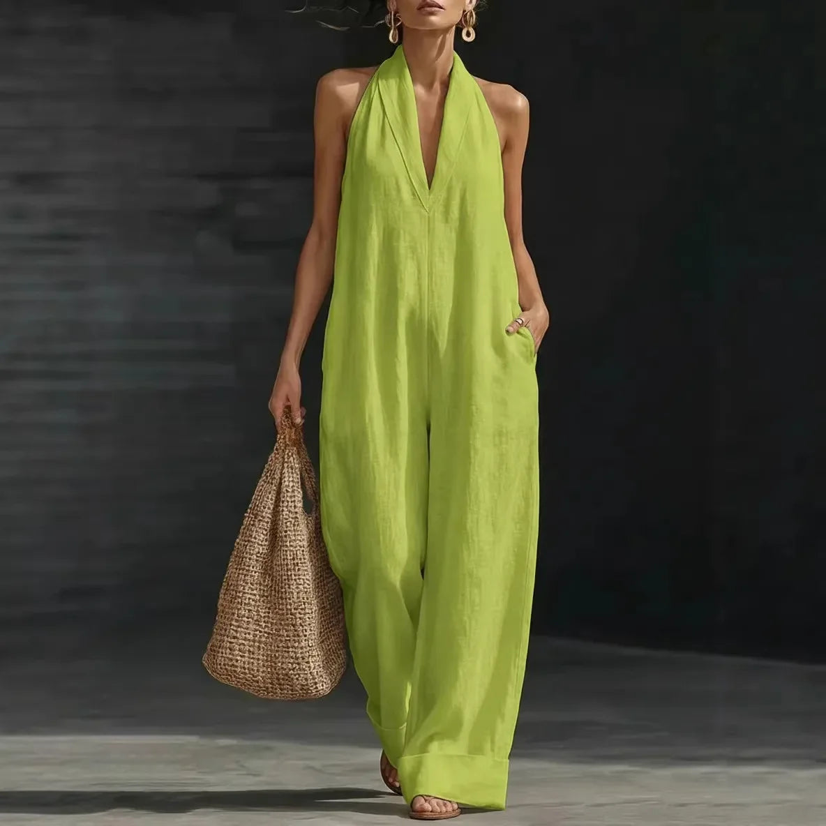 Marisol | Summer Cross-Neck Jumpsuit