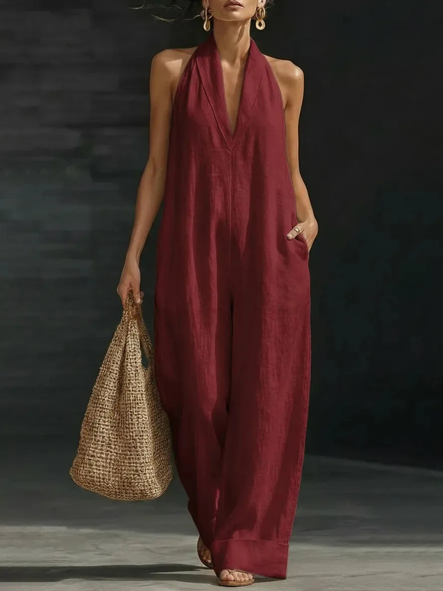 Marisol | Summer Cross-Neck Jumpsuit
