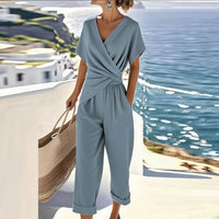 M&H | Linen Blend Two-Piece Set