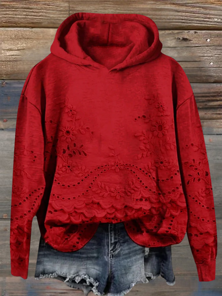Imani | Embroidered Long-Sleeve Hoodie