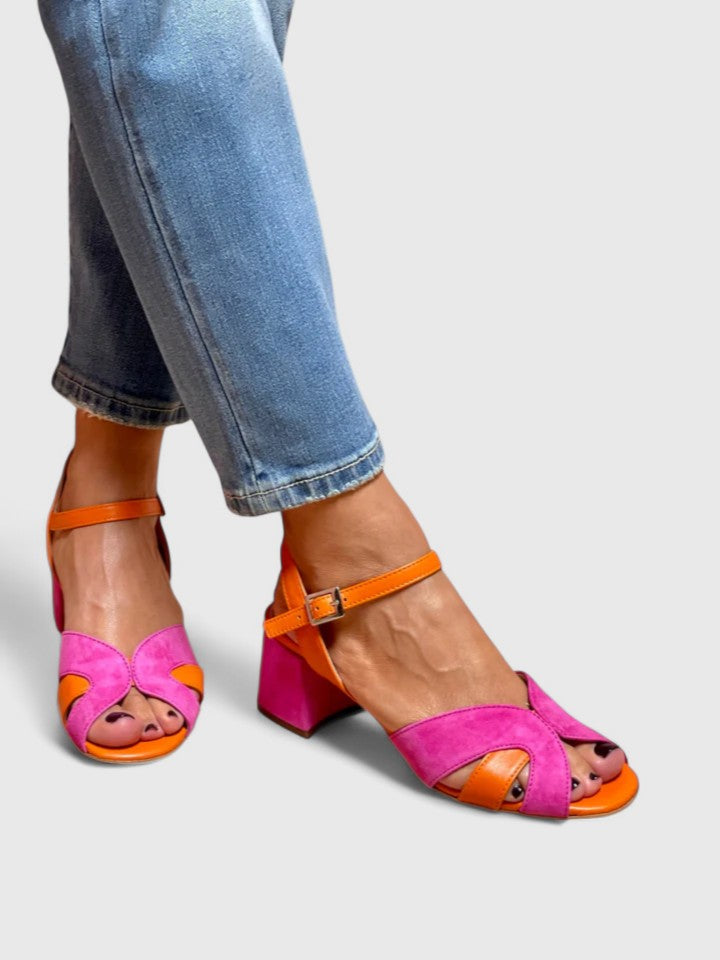 Elegant Sunset Pink Sandals