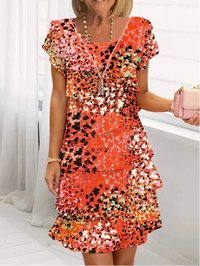 Clarissa | Elegant Comfort Ruffle Dress
