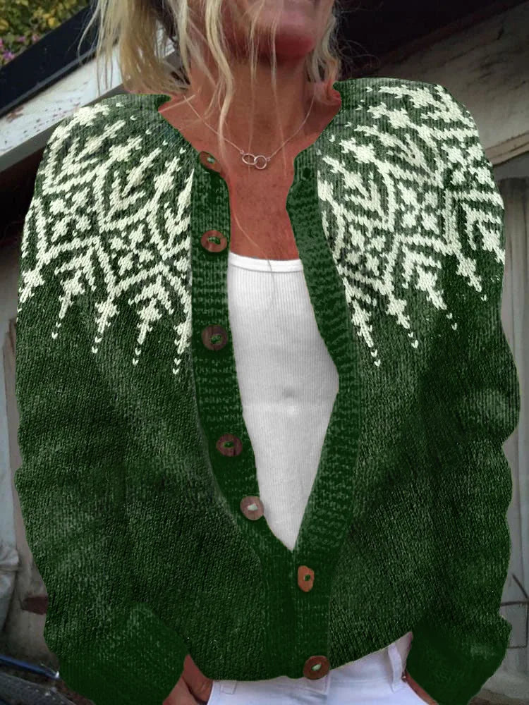 Maya | Knit Button-Front Cardigan
