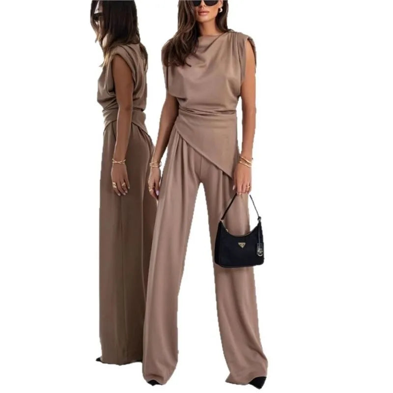 Harper | Two-Piece Set with Wide-Leg Pants