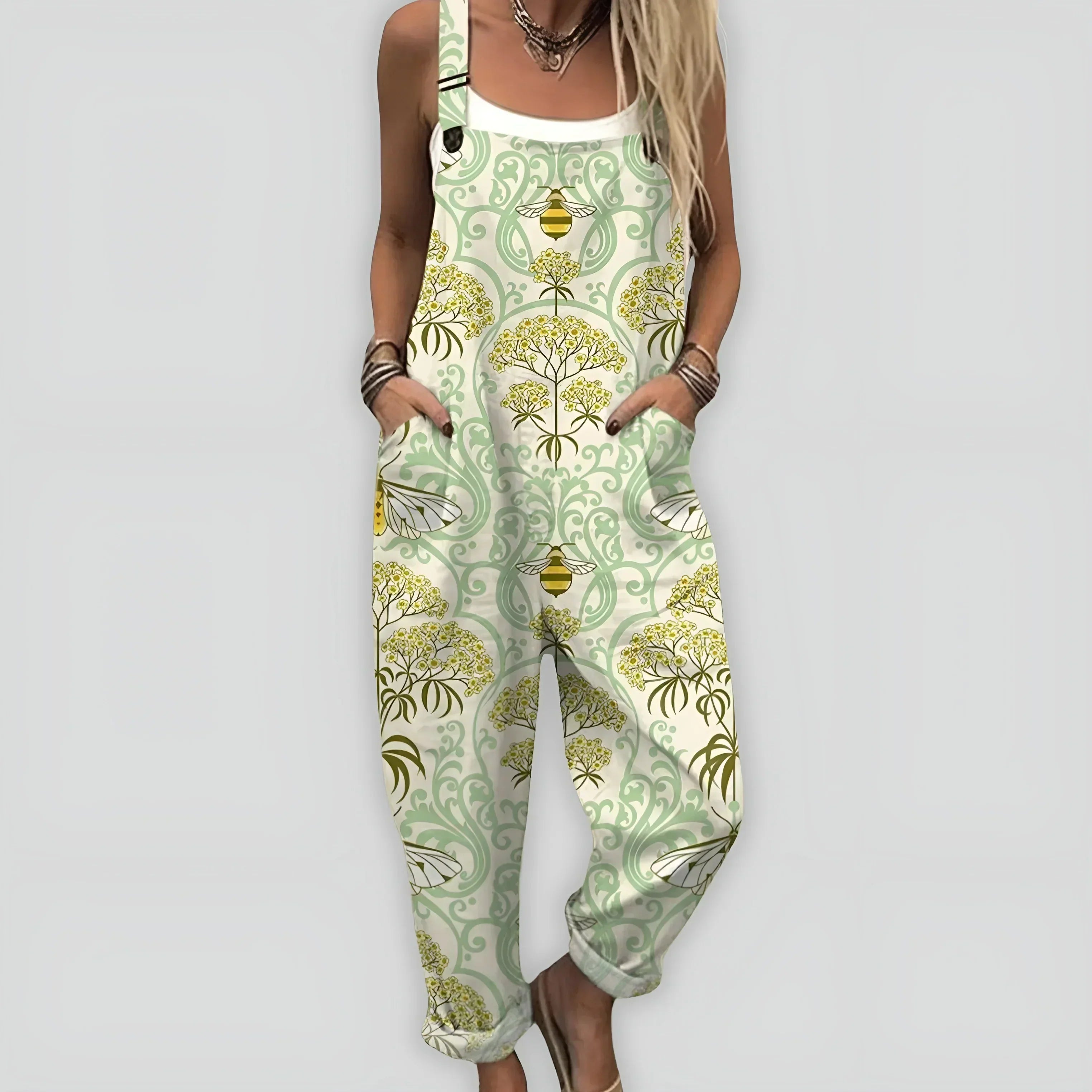 Camila | Overall Playful Chick Print