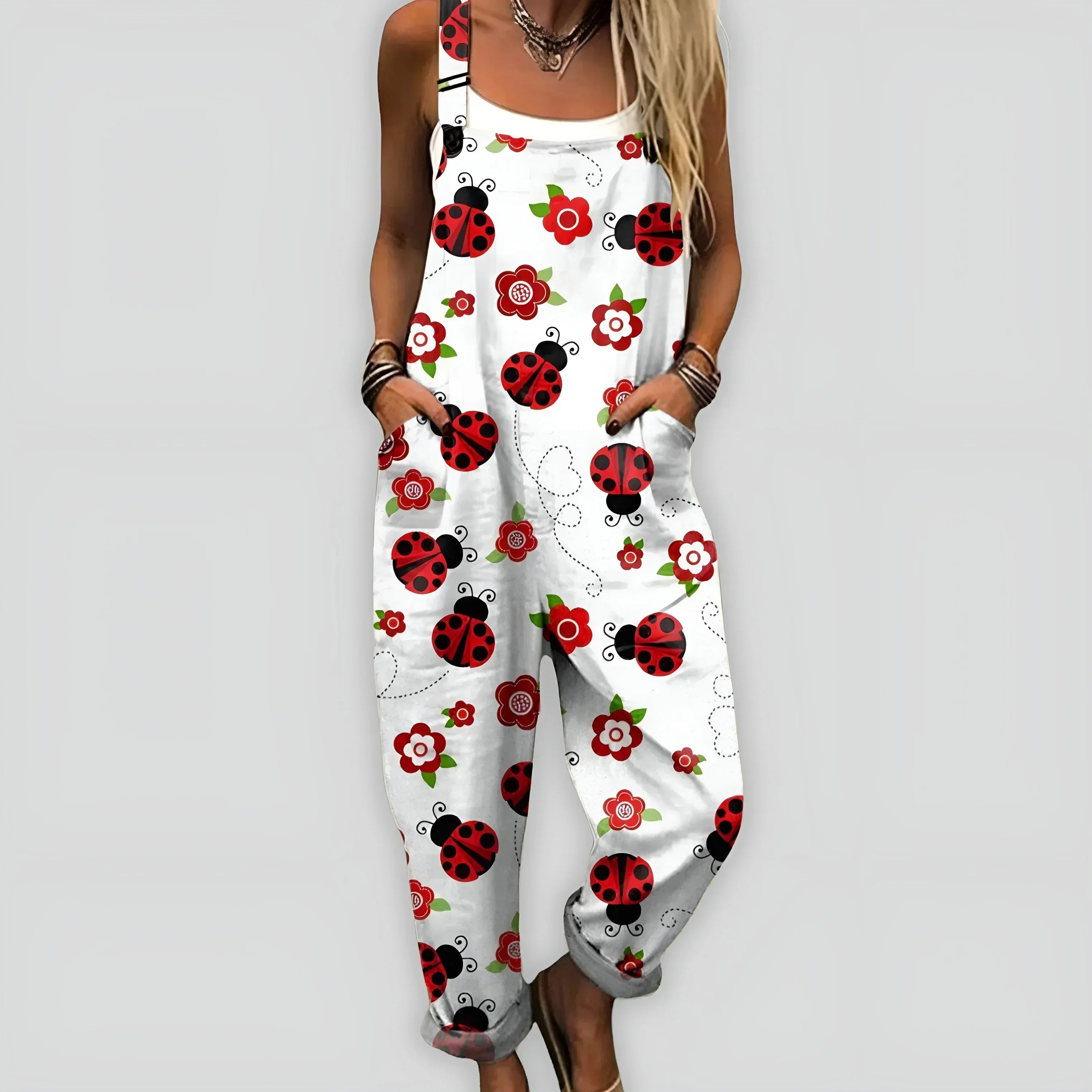 Camila | Overall Playful Chick Print